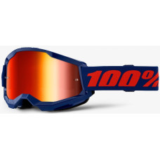 Окуляри 100% STRATA 2 Goggle Navy - Mirror Red Lens, Mirror Lens