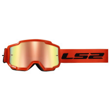 Маска кросова LS2 Charger Goggle Hi-Vis Orange With Iridium Visor