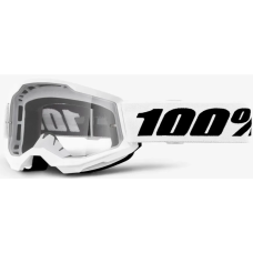 Маска кросова підліткова 100% STRATA II Youth Goggle White - Clear Lens