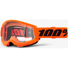 Окуляри 100% STRATA 2 Goggle Neon Orange - Clear Lens, Clear Lens