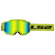 Маска кросова LS2 Charger Goggle Hi-Vis Yellow with Iridium Visor