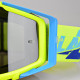 Маска кросова LAZER Goggle Race Style Yellow Fluo - Mirror Silver Lens