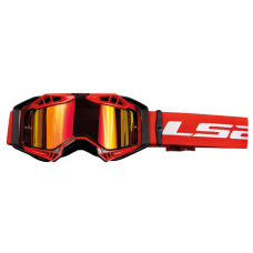 Маска кросова LS2 AURA PRO Red Mirror Lens