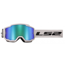 Маска кросова LS2 CHARGER White Mirror Lens