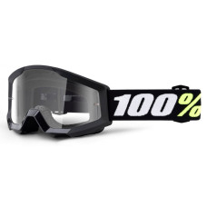 Маска кросова підліткова 100% STRATA MINI Goggle Black - Clear Lens, Clear Lens