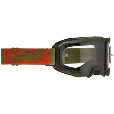 Маска кросова LEATT Velocity 4.5 Grey 58% Forest Green