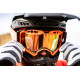 Маска кросова LS2 Aura Pro Goggle Black Orange with Iridium Visor