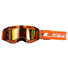 Маска кросова LS2 Aura Pro Goggle Black Orange with Iridium Visor
