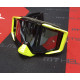 Маска кросова LAZER Goggle Race Style Black Yellow - Mirror Silver Lens