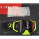 Маска кросова LAZER Goggle Race Style Black Yellow - Mirror Silver Lens