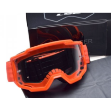 Маска кросова LS2 CHARGER Orange Clear Lens