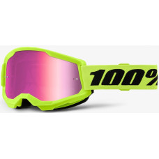 Окуляри 100% STRATA 2 Goggle Neon Yellow - Mirror Pink Lens, Mirror Lens