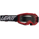 Маска кросова LEATT Vizion 3.5 Goggle Red, Clear Lens