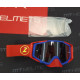 Маска кросова LAZER Goggle Race Style Blue Red - Mirror Silver Lens