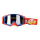 Маска кросова LAZER Goggle Race Style Blue Red - Mirror Silver Lens