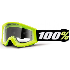 Маска кросова підліткова 100% STRATA MINI Goggle Yellow - Clear Lens, Clear Lens