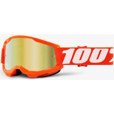 Дитячі окуляри 100% STRATA 2 Youth Goggle Orange - Mirror Gold Lens, Mirror Lens