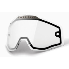 Лінза подвійна 100% RACECRAFT/ACCURI/ STRATA до 2021р Vented Dual Pane Lens Anti-Fog - Clear