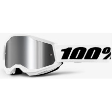 Окуляри 100% STRATA 2 Goggle White - Mirror Silver Lens, Mirror Lens