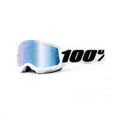 Маска кросова 100% STRATA Goggle II Everest - Mirror Blue Lens