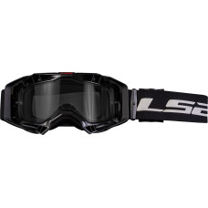 LS2 Aura Enduro Series Goggle Black With Clear Visor