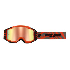 Маска кросова LS2 Charger Pro Goggle Hi-Vis Orange with Iridium Visor