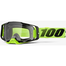 Маска кросова 100% ARMEGA Goggle Neon Yellow Clear Lens