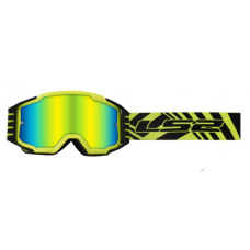 Маска кросова LS2 CHARGER PRO Gold Mirror Lens