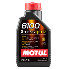 MOTUL 8100 X-cess gen2 5W-40 1л
