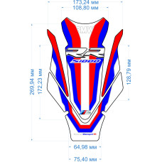 Наклейка на бак NB-15 BMW S1000RR