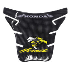 Наклейка на бак NB-5 карбон Hornet Logo Yellow