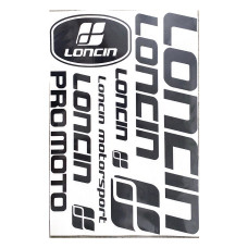 Наклейка лист Loncin під оригінал