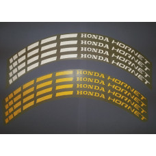 Наклейка на обід колеса Honda Hornet Gold
