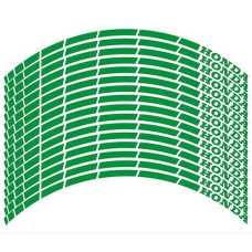 Наклейка на обід колеса Honda Green