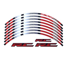 Наклейка на обід колеса RC Racing Red