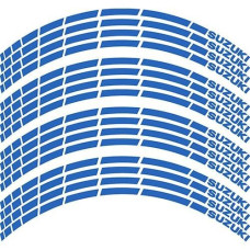 Наклейка на обід колеса Suzuki Blue