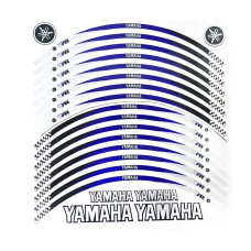 Наклейка на обід колеса Yamaha Flag Blue