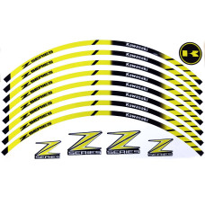 Наклейка на обід колеса Kawasaki Z Series Yellow