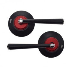Дзеркала круглі Hebe Black-Red LM0054