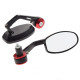 Дзеркала в торець керма LU0220 Black Red