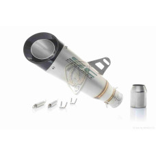 Глушник прямоток SC Project Silver Black S04-2