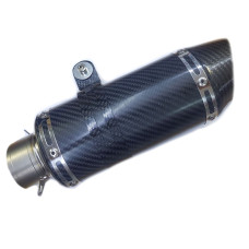 Глушник прямоток 290 * 90 Carbon Matt