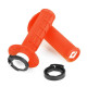 Мото гріпси ODI HALF-WAFFLE MX V2 Lock-On Flo-Orange