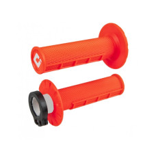 Мото гріпси ODI HALF-WAFFLE MX V2 Lock-On Flo-Orange