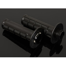 Гріпси Renthal MX R-Works Lock-On Grips - Half Waffle Black, Ultra Tacky