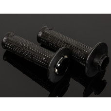 Гріпси Renthal MX R-Works Lock-On Tapered Grips - Half Waffle Black, Ultra Tacky