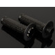 Гріпси Renthal MX R-Works Lock-On Tapered Grips - Half Waffle Black, Ultra Tacky