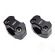 Проставки керма HEBE Black 22мм AW5146