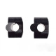 Проставки керма HEBE Black 22мм AW5146
