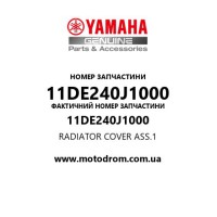 Yamaha OEM 11DE240J1000 — RADIATOR COVER ASS.1